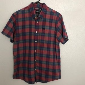 Men’s RVCA Short Sleeve Shirt L